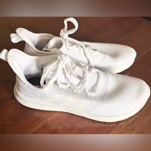 Adidas Cloudfoam Comfort White Women’s Sz 7 Lightweight Running Shoes 0056